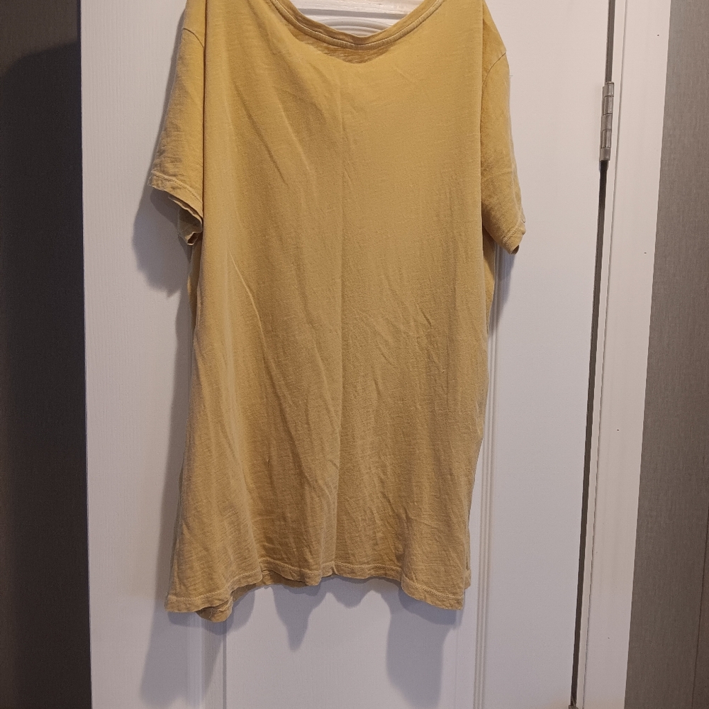 Fender Women's Yellow T-Shirt Guitar Rock and Roll szL - Picture 3 of 5